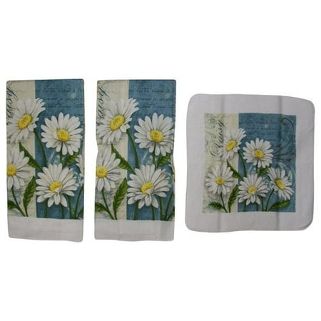 Mainstays 6-Piece Kitchen Towel Set, Daisy Gate