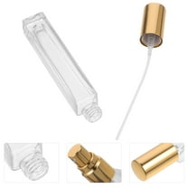 DECORNIJIA Glass Perfume Atomizer Empty Refillable Golden 5Pack