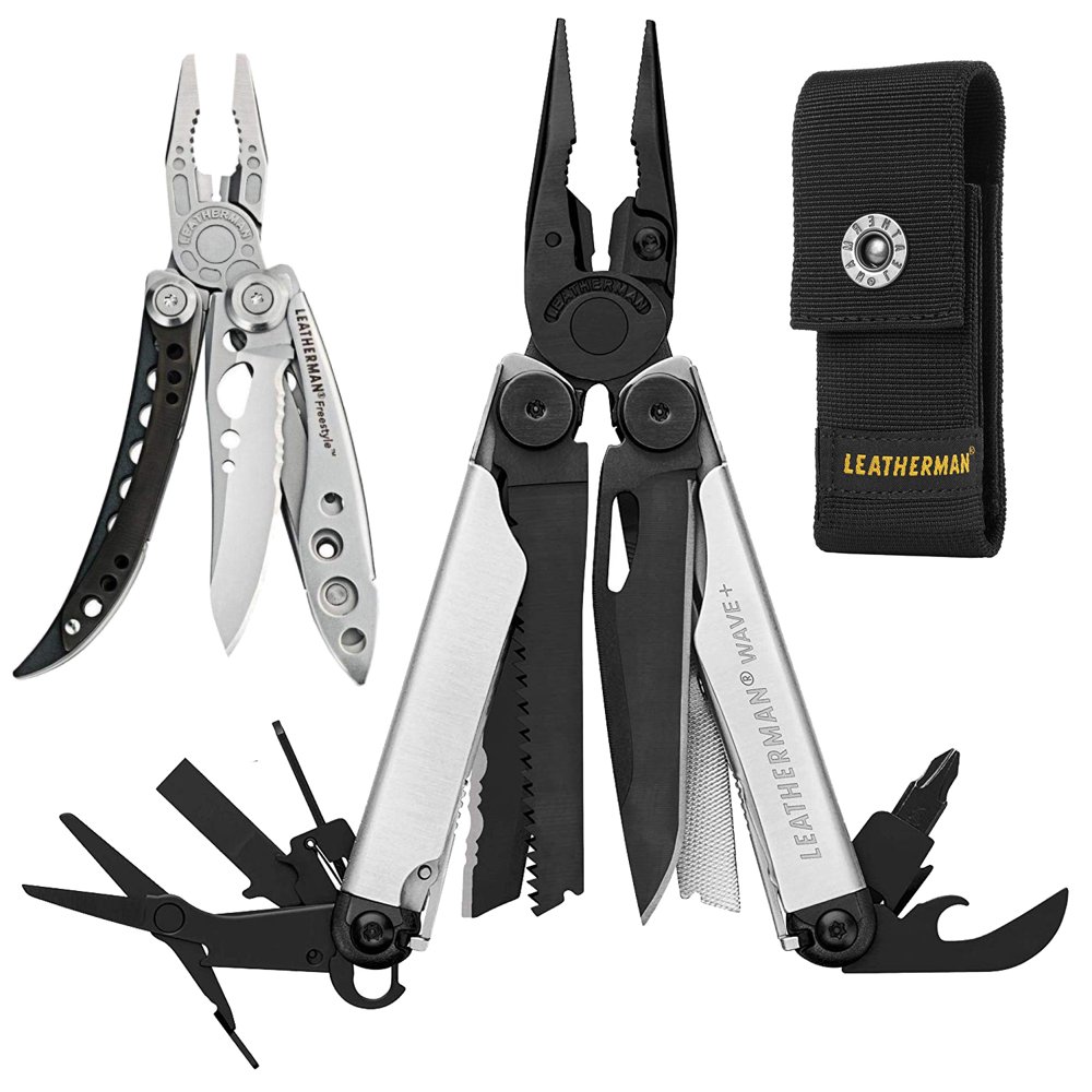 LEATHERMAN Wave Plus Multitool, Limited Edition, w Sheath + Freestyle