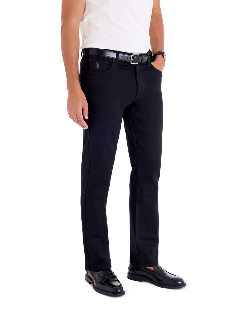 U.S. Polo Assn. men's Slim Straight Knit Denim - Slim Fit Jeans