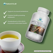 Natures Lab Green Tea Extract with EGCG 500mg - 90 Capsules (3 Month Supply) - Powerful Antioxidants, Weight Support, Energy*