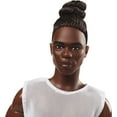 thumbnail image 5 of Barbie Signature Posable Barbie Looks Ken Doll, Brunette with Bun Hairstyle, 5 of 7
