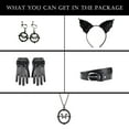 thumbnail image 6 of Wednesday Mesh Dance Dress for Girls with Accessories Cosplay Costume Outfits, Size 4-12 Year, 6 of 7
