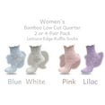 thumbnail image 3 of Sierra Socks Women's Socks Bamboo Low Cut Quarter available in 2 & 4 Pair Packs, 3 of 11
