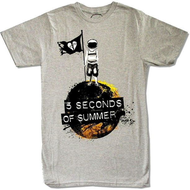 5 Seconds Of Summer T-shirt Astronaute Gris Chiné