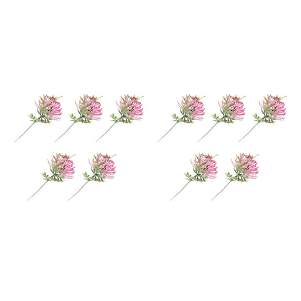 Bearachild 5 piezas de flores falsas de bajo mantenimiento para decoración del hogar elegante planta falsa rosa 2Conjunto