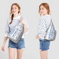 thumbnail image 2 of Summer Beach Sling Backpack - Mermaid & Seashell Design Crossbody Shoulder Bag, Fashionable Daypack, 2 of 4