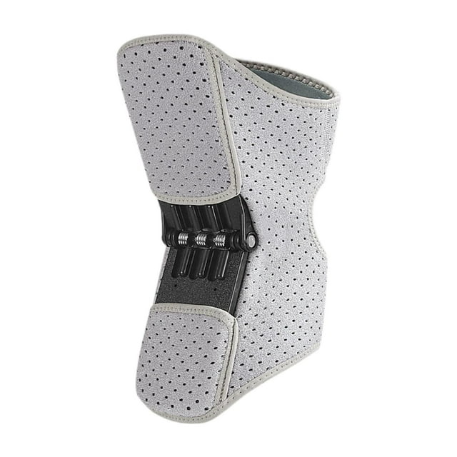 jinwen Knee Protection Booster Joint Support Spring Stabilizer for Climbing Walking Gray