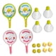 thumbnail image 2 of Juego de raquetas de bádminton para niños de 2 piezas, raqueta para exteriores con pelota y volante, juguete interactivo, volantes de bádminton para n Contiene 12 bolas, 2 of 8