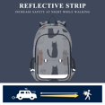 thumbnail image 5 of FORMRS Unisex School Backpack 17" Student Travel Bag with Laptop Compartment, Cute Cartoon Cats, 5 of 7