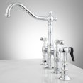 thumbnail image 2 of 907295 Bellevue Bridge Kitchen Faucet with Brass Sprayer - Lever Handles, 2 of 4