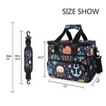 thumbnail image 3 of FORMRS Insulated Cooler Bag 24 Cans Capacity Soft Leakproof Lunch Box with Side Pockets, Red Jellyfish, 3 of 7