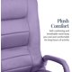 thumbnail image 5 of Songqin Swivel Gaming Chair 360 Degree Multipurpose Floor Chair Rocker for TV, Reading, Playing Video Games w/Lumbar Support, Armrest Handles, Adjustable Foldable Backrest - Light Purple, 5 of 16