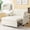 Beige, variant on Someet 3 in 1 Convertible Sleeper Sofa Bed, Pull Out Loveseat Couch with Storage Pocket and Phone Mount, Adjustable Backrest, Pillows Included, Velvet Beige