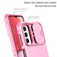 thumbnail image 2 of Tarise for Samsung Galaxy A54 5G Phone Case with Slide Camera Cover, Kickstand Rugged Military Grade Shockproof TPU Rubber Silicone Anti-Scratch Hard PC Back Case Cover for Samsung A54 5G, Pink, 2 of 8