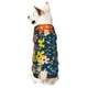 thumbnail image 1 of Fotbe Blue Floral Sudadera con Estampado para Perros Pequeños – Suéter con Capucha para Mascotas, Tela Suave de Forro Polar con Bolsillo-X-Small, 1 of 7