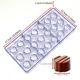 thumbnail image 1 of Molde de Chocolate de policarbonato con forma de esfera de corazón, barra de dulces para confitería, bandeja de sartenes, herramientas de pastelería para hornear, 1 of 2