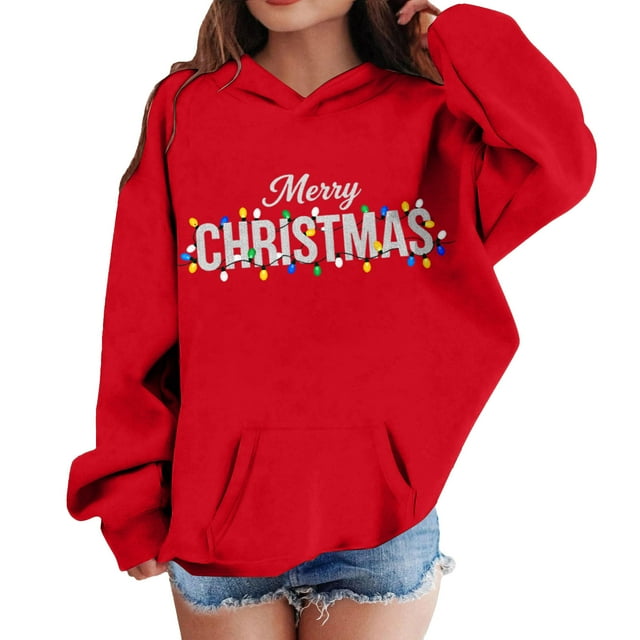 Sudadera con capucha para niñas y niños, sudadera de manga larga con cuello redondo y estampado de moda, jersey con bolsillo, sudadera de poliéster para niñas