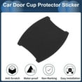 thumbnail image 4 of Unique Bargains Car Door Handle Scratch Protector, 90x100mm Car Door Handle Protective Film Matte Black, 4 Pcs, 4 of 6
