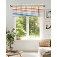 thumbnail image 6 of Valances for Windows Valance Rod Pocket Light Filtering Short Window Treatments Curtains for Kitchen Bathroom Living Room Bedroom, 1 Panel, 54 x 18 Inch, 6 of 7
