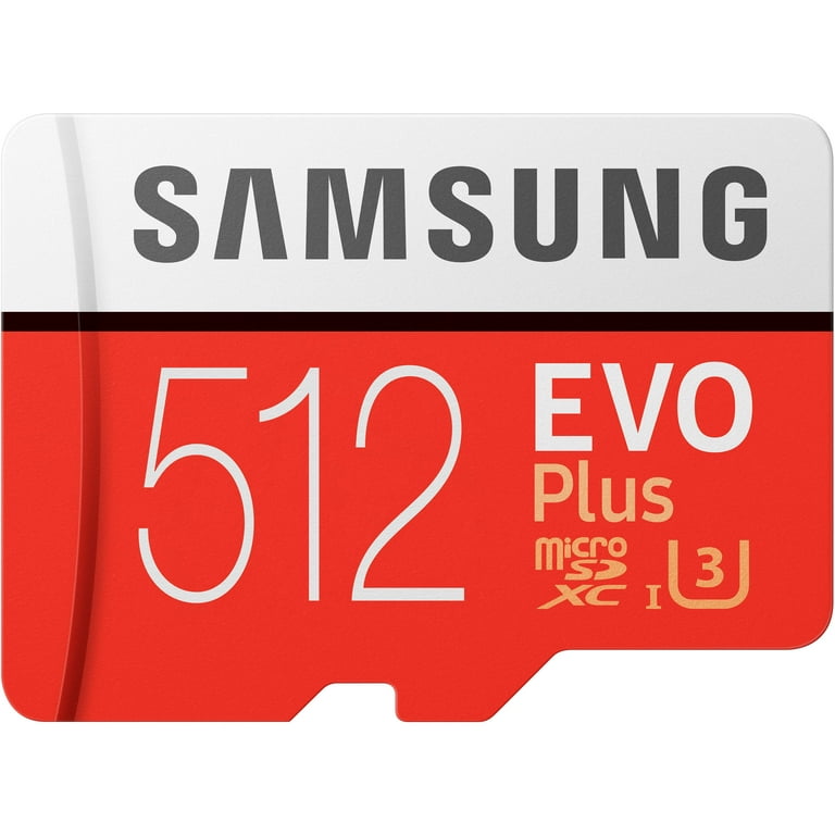 Samsung 512GB EVO Plus　Class10 U3  サムスン Samsung Evo Plus 512GB MicroSDXC Memory Card - Walmart.com