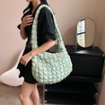 thumbnail image 4 of Bolso bandolera para mujer Bolso en la nube Gran capacidad Viaje Camping (Verde), 4 of 7