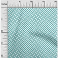 thumbnail image 2 of oneOoneCottonFlexTurquoiseBlueFabricGeometricSewingFabricByTheYardPrintedDiyClothingSewingSupplies40InchWide, 2 of 4