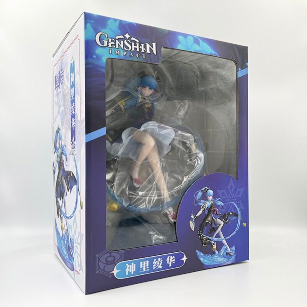 Figura de Anime Genshin Impact Kamisato Ayaka, Raiden Shogun, Keqing, figura de acción de Mona, juguetes de modelos de colección, 27cm27 cm con caja al por menor zhangyuxiang unisex