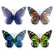thumbnail image 1 of Metal Mariposa Decoración Metal Pared Arte Colgante Mariposa Escultura Para Dormitorio Sala De Estar Oficina Jardín 4 Uds matsuzay HA035707-00, 1 of 6