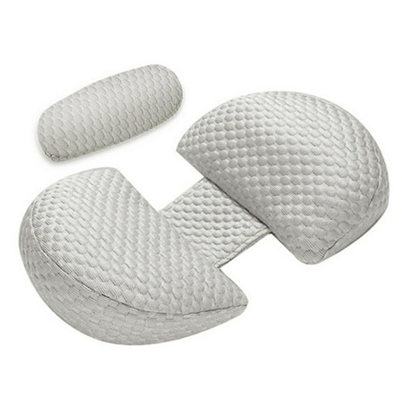 Eurhowing Large Body Pillow, Breathable Full Body Pillow for Side Sleeper, Soft Long Bed Pillow for Adults, 28"×13", Gray