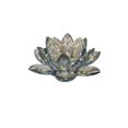 thumbnail image 1 of Sagebrook Home Porte-Bébé Lotus 8.25 Pouces, Bleu, 1 of 1