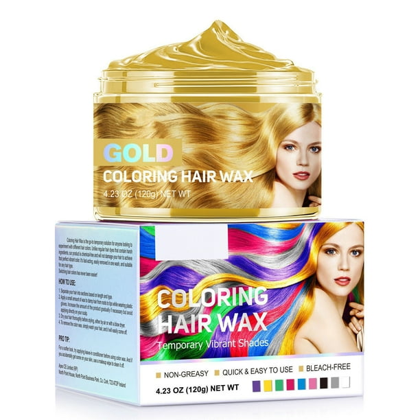 Crema de tinte para el cabello, de peinado temporal, desechable, a la moda. Estiliza el cabello sin dañarlo. 9 colores, 120 g.