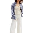 thumbnail image 3 of Coduop Women Backless Short Puff Sleeve Crop Tops T-Shirt Summer Casual Going Out Tee Tops Blouse, 3 of 5