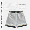 thumbnail image 3 of FORMRS Boys Swim Trunks Quick Dry Mesh Liner Boardshorts Sizes XS-XL, Gold Art Pattern, 3 of 7