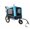 Blue, variant on Pet Bike Trailer Dog Cart for Bicycle,Suitable for Small and Medium Pets, Easy Folding Cart Frame, Quick Release Wheel, Non-Slip Floor, Internal Leash