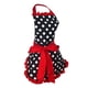 thumbnail image 1 of Delantal de cocina con lazo y lunares para mujer, resistente al agua, color azul rojo, 1 of 8