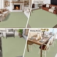 thumbnail image 6 of Sage Green Area Rugs 5x8 for Living Room, Farmhouse Solid Green Color Modern Art Non Slip Washable Rug Runner, Low Pile Indoor Floor Carpet Mat Bathroom Rugs for Bedroom, Kids Room, 6 of 9