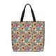 thumbnail image 1 of Disketp colorful Skull sunflower Bolsa Tote de Lona para Mujer, Bolso de Hombro y Cruzado con Cierre de Cremallera, 1 of 7