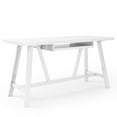 thumbnail image 1 of Allora Bureau d'Ordinateur Contemporain en Blanc, 1 of 6