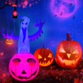 thumbnail image 4 of Halloween Inflatable Ghost  Inflatable Ghost Pumpkin Halloween Inflatables Blow up Pumpkin with Super Bright LED Lights for Home Yard Garden Lawn Party Holiday Decor Indoor, 4 of 9