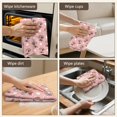 thumbnail image 6 of 2 Pcs Funny Kitchen Towels,Pink Cow Strawberry Hat Pattern Microfiber Dish Towels,Kitchen Tea Towels,Kitchen Towel Set (18" X 26"), 6 of 7