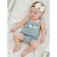 thumbnail image 3 of BemeyourBBs Infant Baby Boys First Birthday Outfit 1st Years Old Birthday Clothes Corduroy Rompers Overalls Bear Planet Sun Rugby Embroidery Buttons Sleeveless Bodysuits Jumpsuits Playsuit, 3 of 9