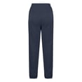 thumbnail image 6 of Arlun Womens Versatile Ribbed Joggers Casual Wide Leg Stretch Casual Pants High Elastic Waist Drawstring Loose Comfy Sweatpants 2025 Simple Stylish Trousers with Pockets Navy S, 6 of 7