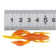 thumbnail image 3 of 25pcs Silicone Doux Crevettes Pêche en Mer Leurres S'Attaquer Gigue Wobbler Réutilisable, Haute Ténacité, 3 Options de Couleur, des Actions Réalistes, 3 of 7