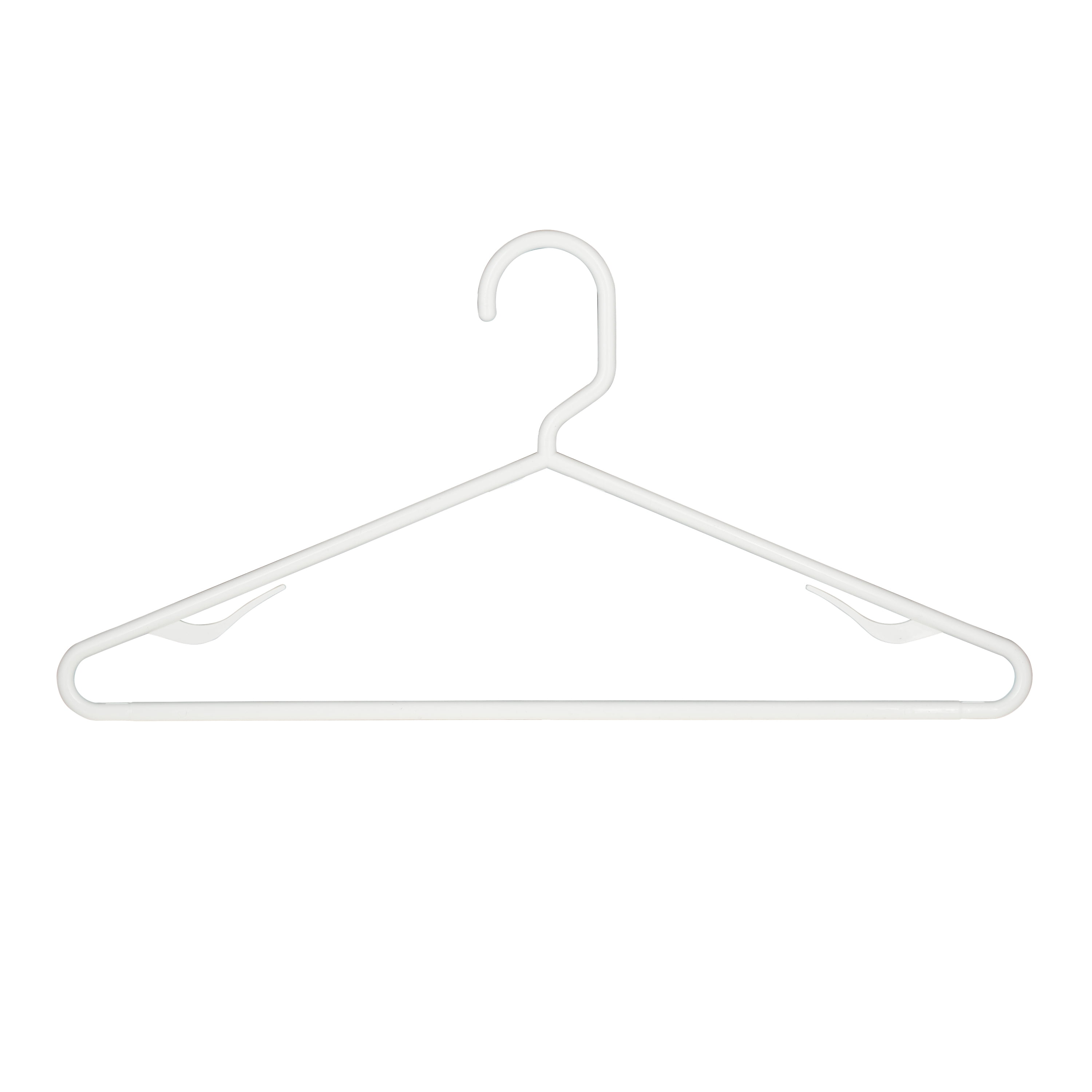 Woolite Plastic Clothes Hangers, 6 Count - Walmart.com