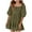 Green-a, variant on LLYwey Girls Ruffle Summer Dresses, Toddler Girls Casual Flowy Beach Sundress, Kids Solid Color Puff Sleeve Pleated A-Line Knee Length Dresses, White, 12T