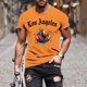 thumbnail image 1 of Tops para hombre, blusas y camisas de manga corta con cuello redondo para hombre, jersey informal con cuello redondo estampado para hombre, pantalones cortos deportivos para fitness, blusa de poliéste, 1 of 5