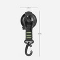 thumbnail image 7 of SPRING PARK 360 Degree Rotating Suction Cup Anchor with Securing Hook Tie Down,Camping Tarp Accessory as Car Side Awning Tieback, 7 of 7