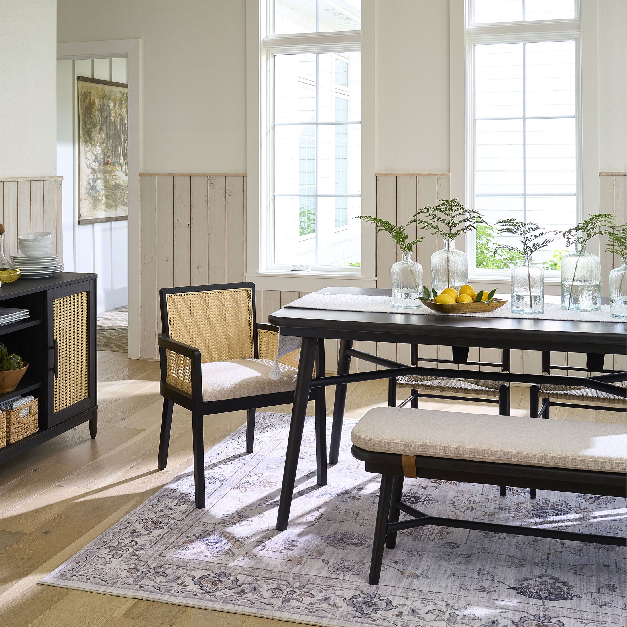 Better Homes & Gardens Springwood Dining Table, Charcoal