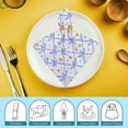 thumbnail image 6 of Qinduosi Blue Plaid Cloth Napkins, Napkins Cloth Spring Color, Washable Napkins for Dinner Table Kitchen Party, Wedding, Restaurant, 6 of 7